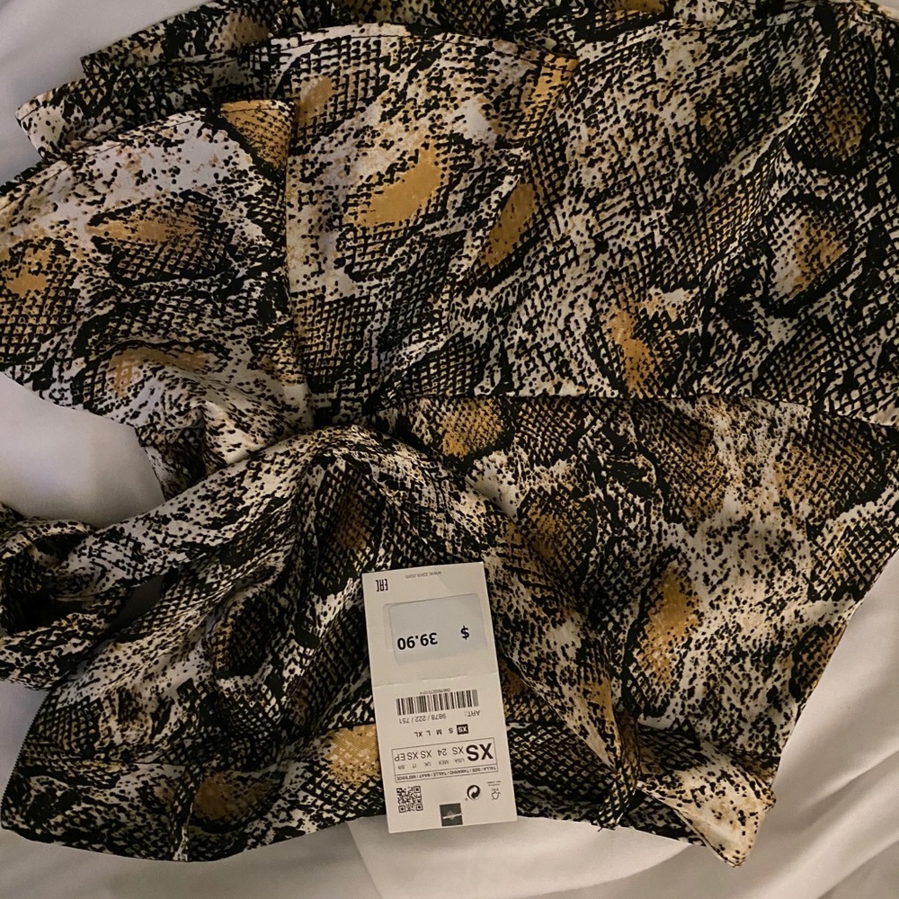 Snakeskin skirt